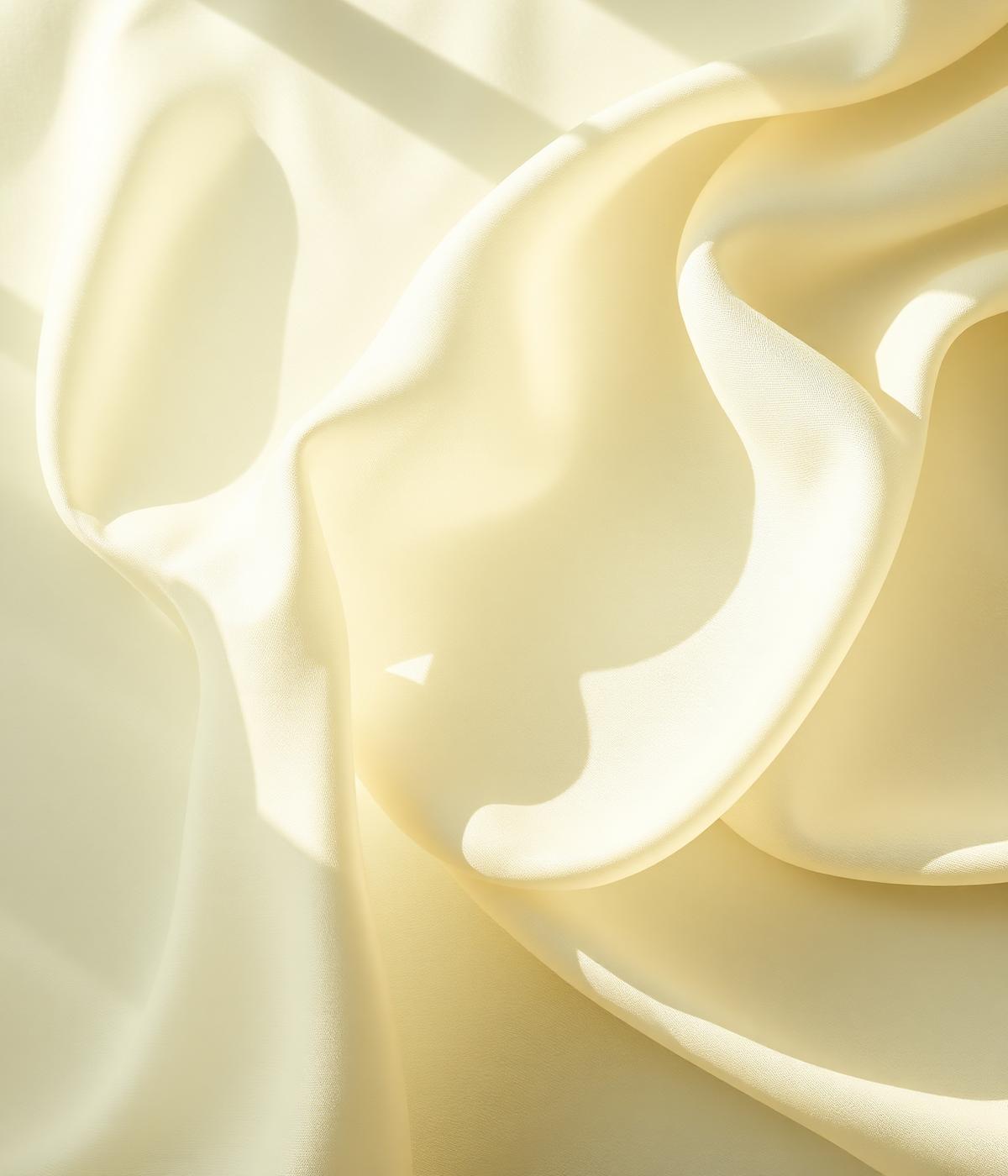 Soft flowing fabric in sage and cream